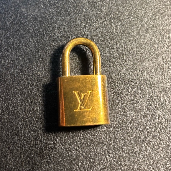 Louis Vuitton Gold Plated Brass Padlock (One Size) - Picture 1 of 3